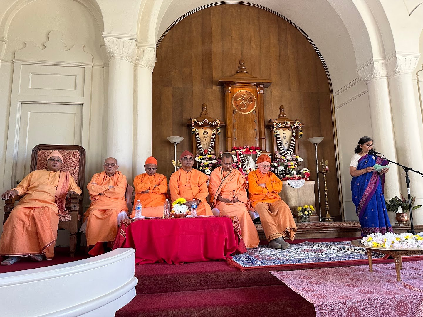 Vedanta Society Berkeley spiritual retreat with monks showing the contemplative and meditative practices of the Vedanta tradition